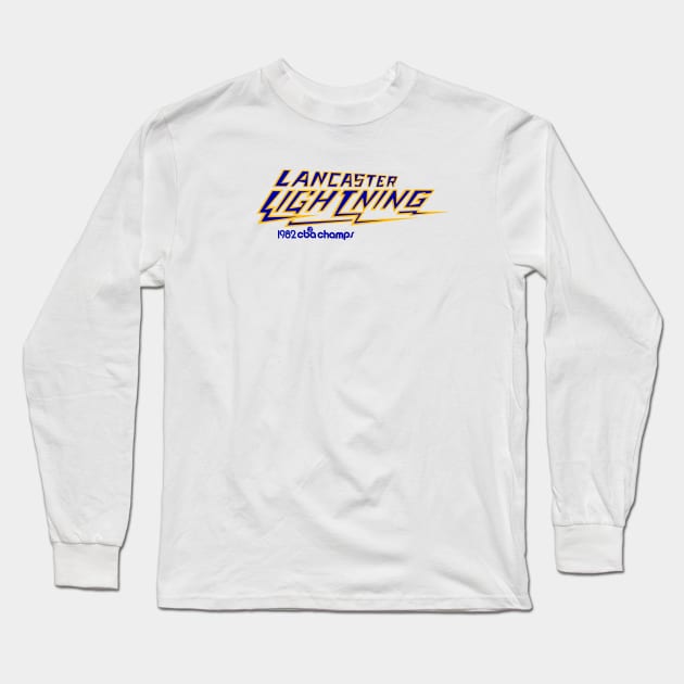 Defunct Lancaster Lightning CBA Basketball Long Sleeve T-Shirt by LocalZonly